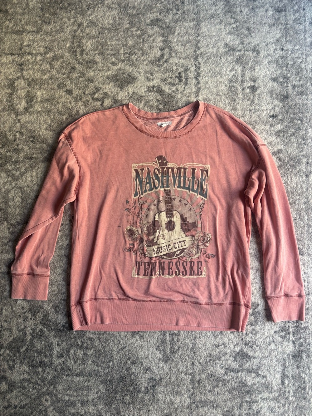 Maurices Pink Nashville Tennessee Graphic Sweatshirt